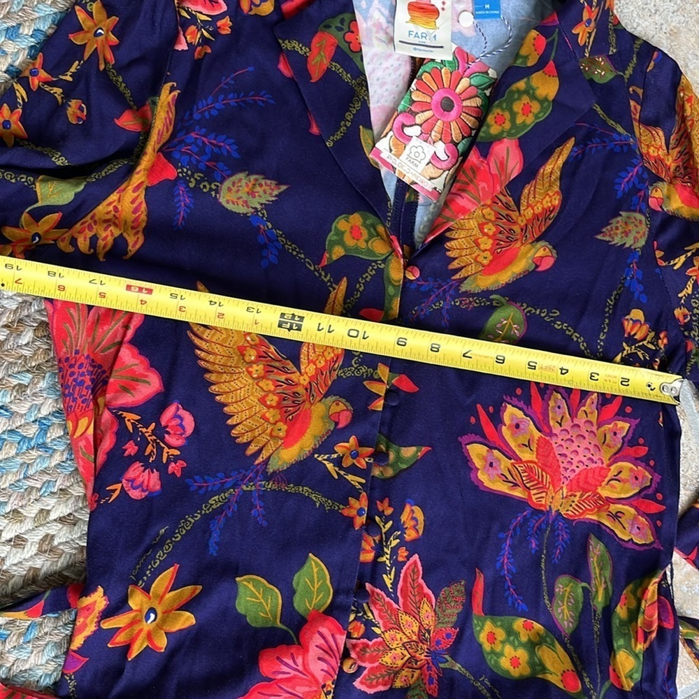 Farm Rio Tie-Waist Jumpsuit Size Medium NWT - Picture 10 of 17